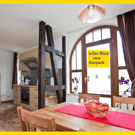Auszeit Am Kurpark - Balkon - Ruhige Lage- Gratis Parkplatz & Wlan